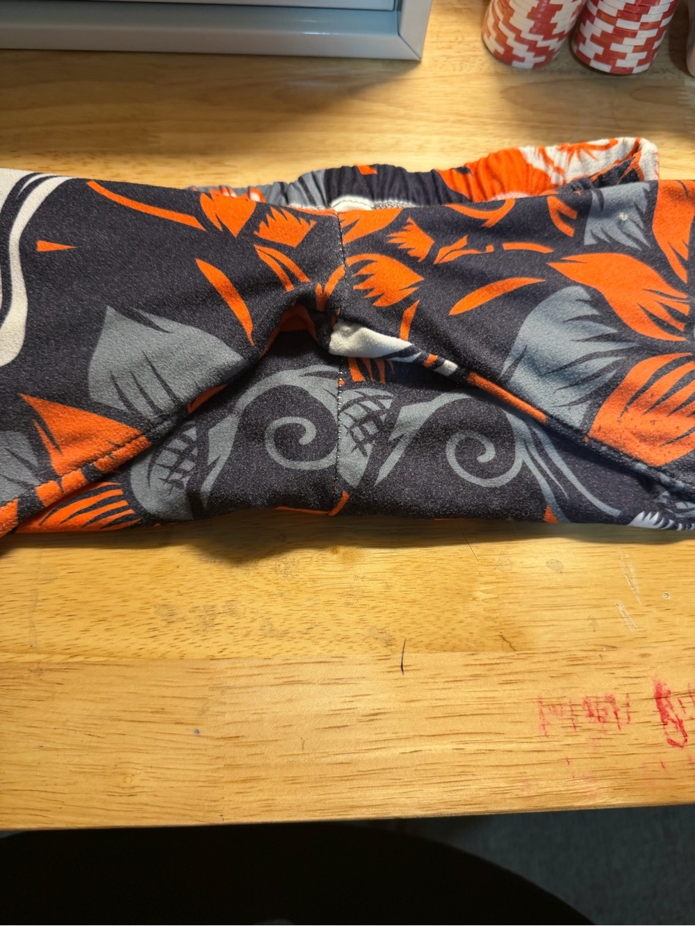 No Boundaries Womens Skull Graphic leggings - Orange, Brown, Black - Picture 10 of 10